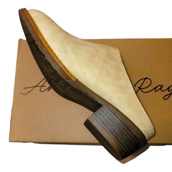 American Rag Slide Segovia Milk Mottled Tan Heeled Woman's Size 11 JJ3344 - Picture 10 of 11